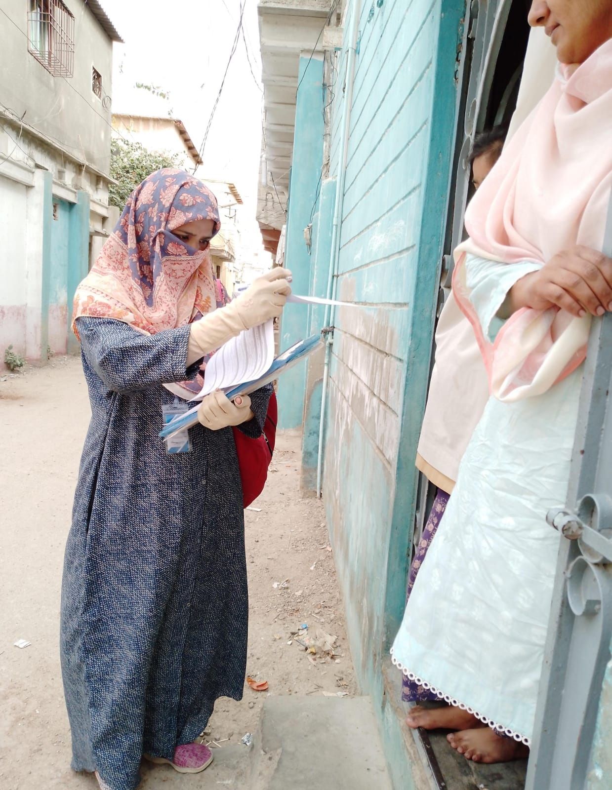 Door-to-door field survey - Click Karachi socioeconomic survey, Karachi