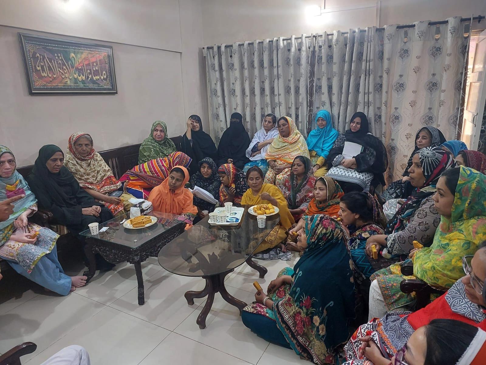 Women's community focus group - Click Karachi social engagement