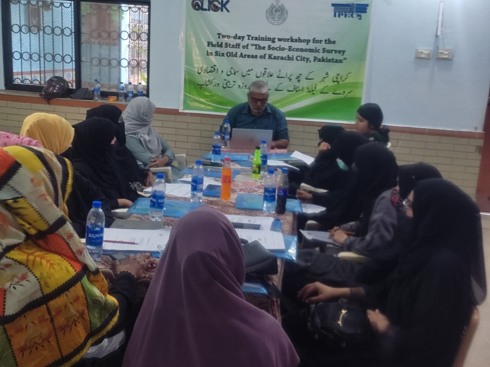 Click Karachi training workshop - IPECS field staff briefing, Karachi