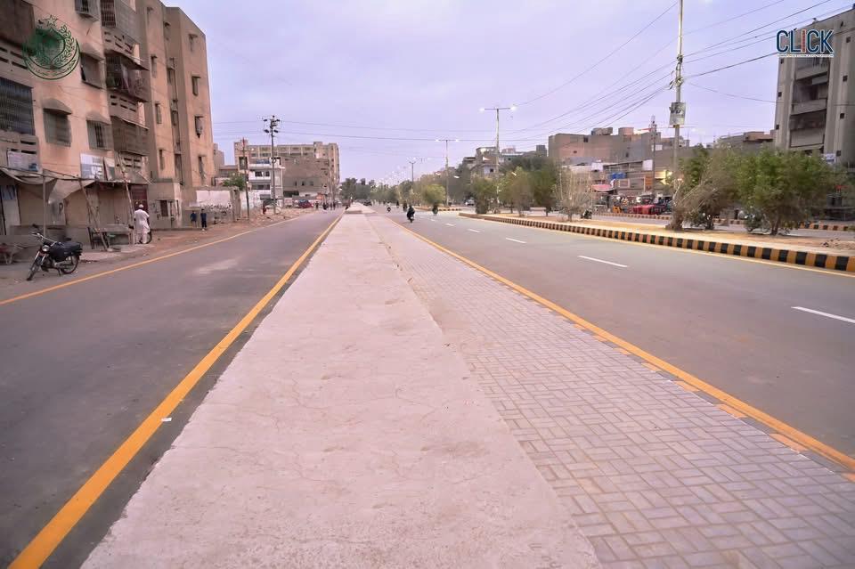 Click Karachi road improvement - urban infrastructure delivery