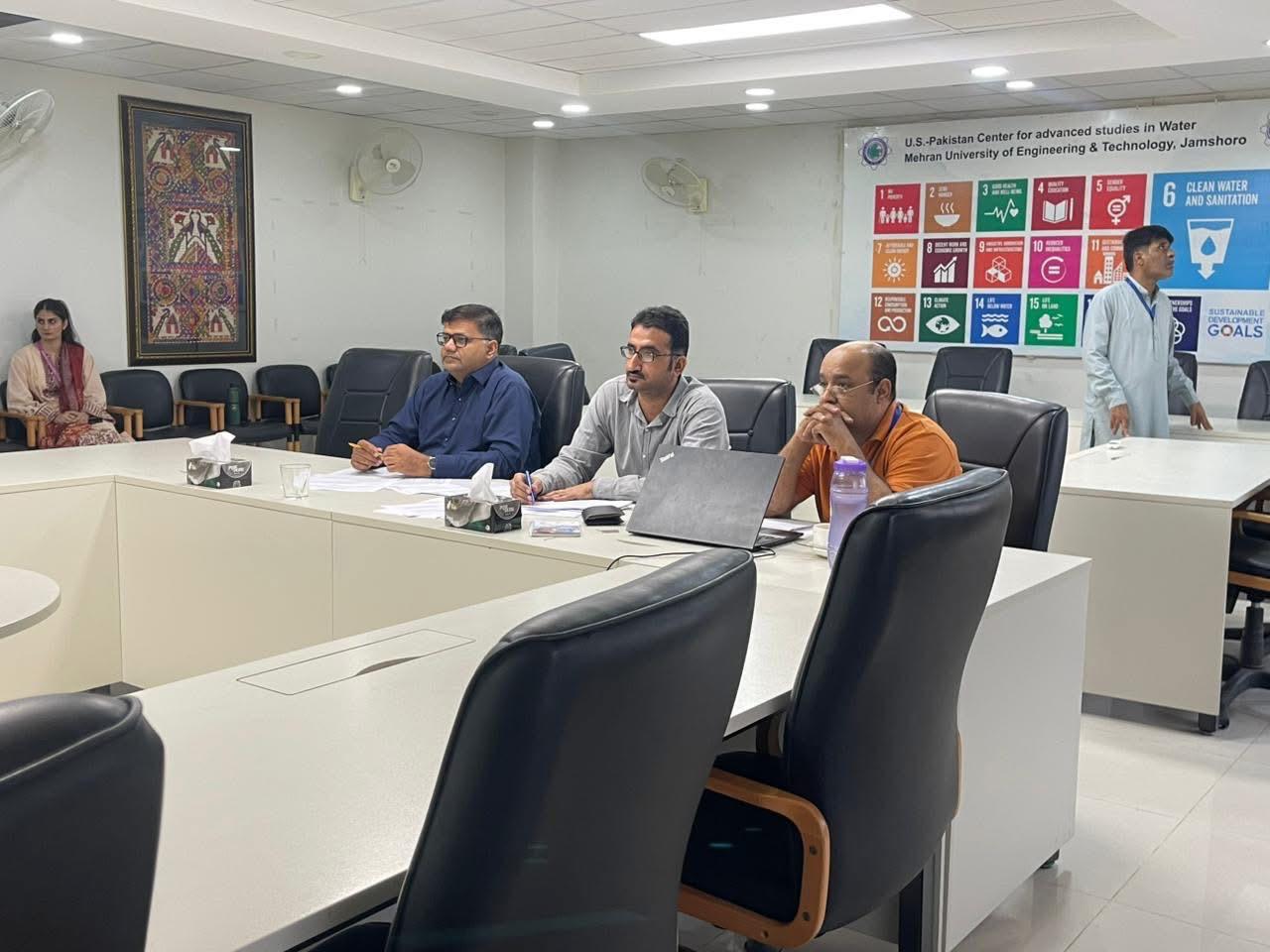 SDG Clean Water & Sanitation meeting - Mehran University of Engineering, Jamshoro