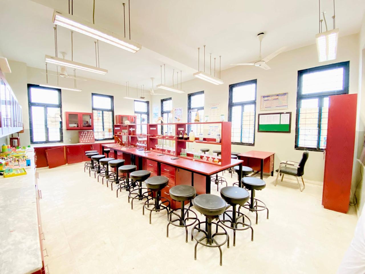 School science laboratory - fully equipped facility
