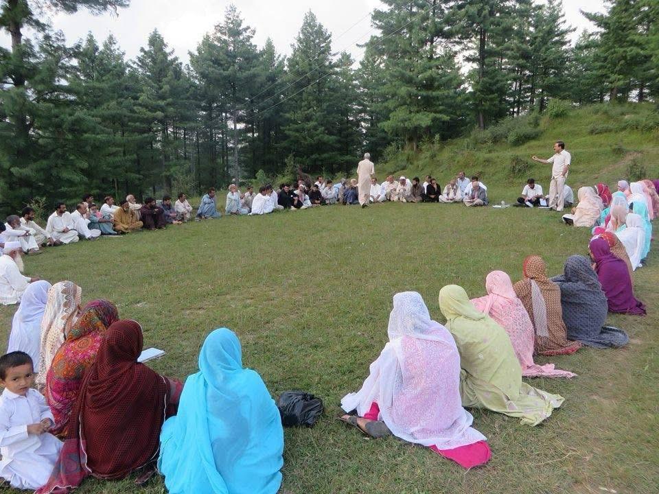 Community circle gathering - Khyber Pakhtunkhwa