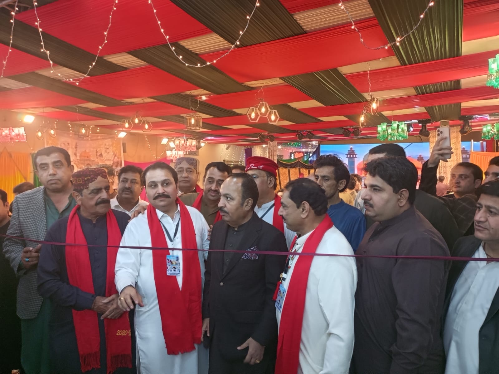 Inauguration ceremony - project ribbon cutting