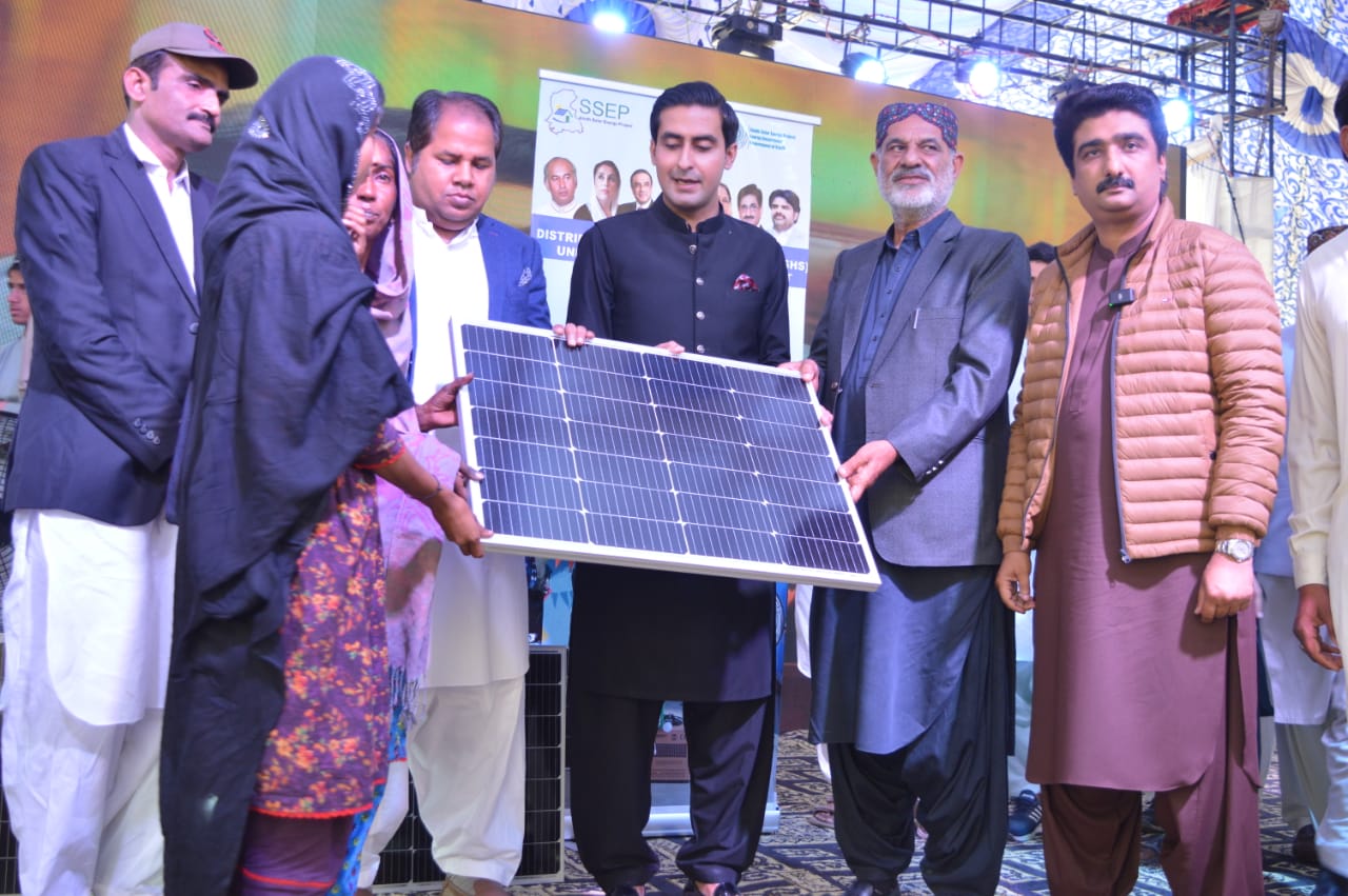 Solar Home System distribution ceremony - Sindh